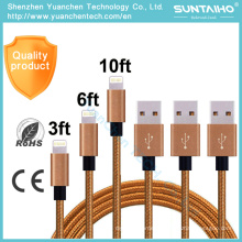 Wholesale Fast Charging Sync Data USB Cable for iPhone iPad